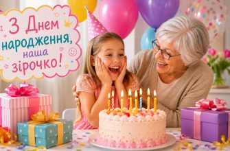 Прикольні привітання з Днем народження внучці