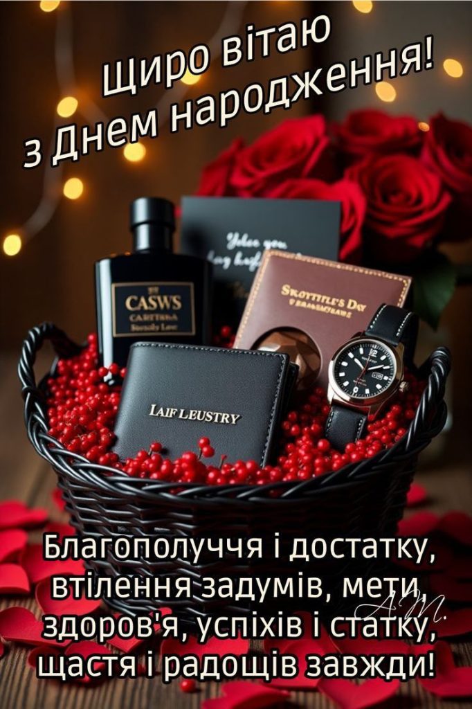  Привітання з Днем народження чоловікові до сліз картинка 1