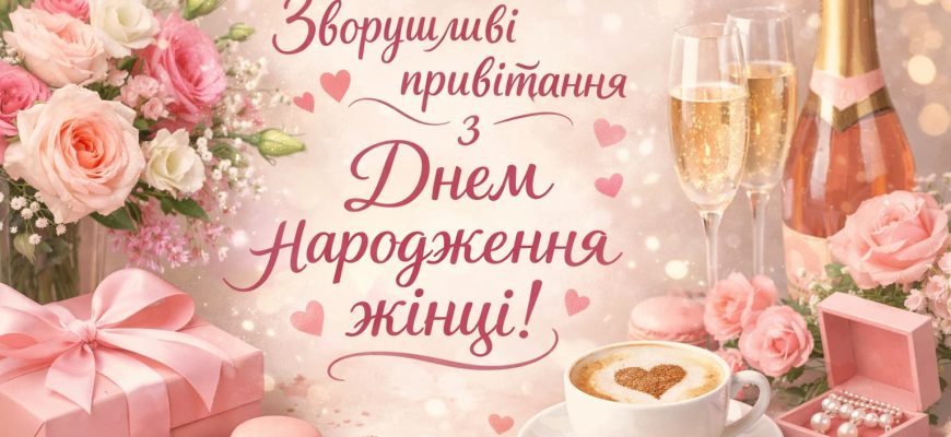 зворушливі привітання з Днем народження жінці