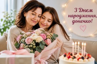 Привітання з Днем народження дочці своїми словами