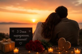 Привітання з Днем народження коханому своїми словами